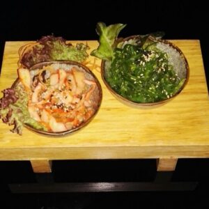 Seetang+Tintenfisch salat